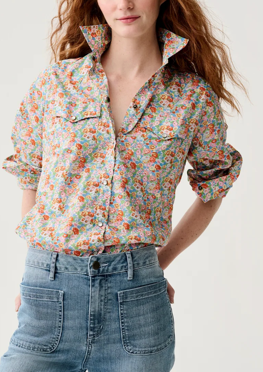 Western Shirt-Shirts-Mashburn-Leontyne Dream-S-Mercantile Portland