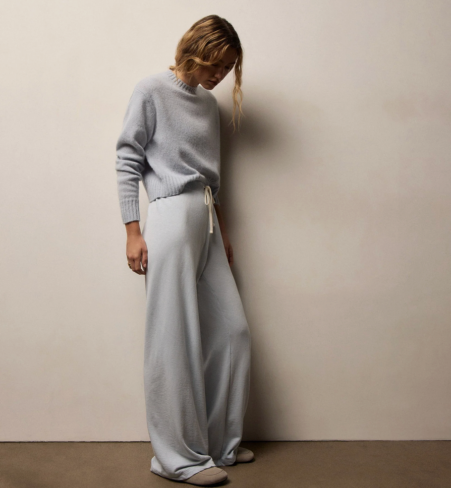 Wide Leg Sweatpant in Memory Pigment-Pants-James Perse-Memory Pigment-0-Mercantile Portland