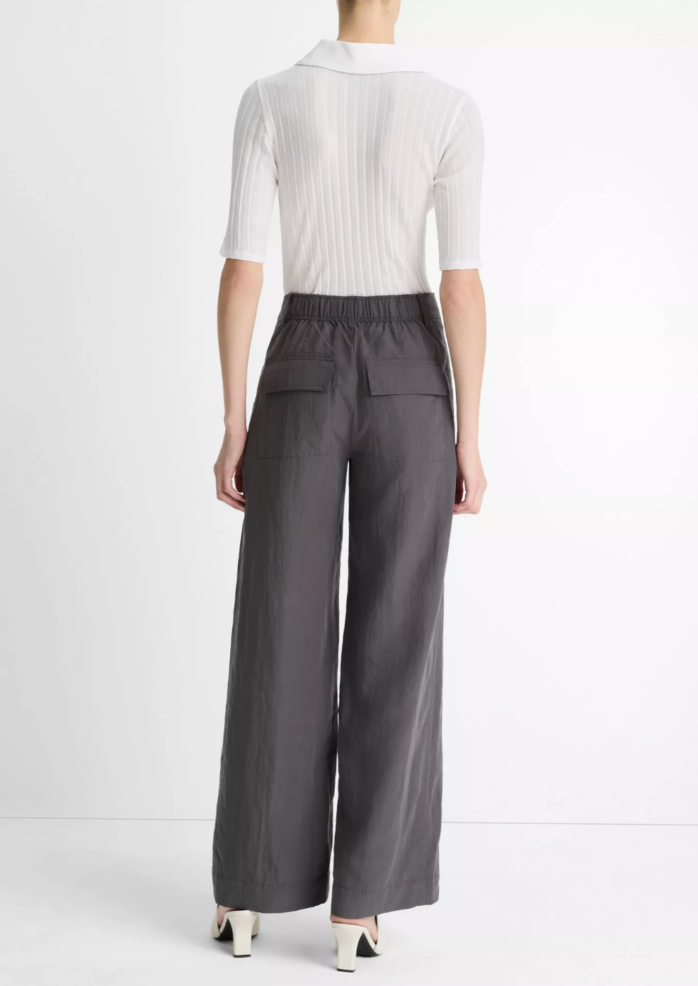 Wide-Leg Utility Pant-Clothing-Vince-Iris Slate-00-Mercantile Portland