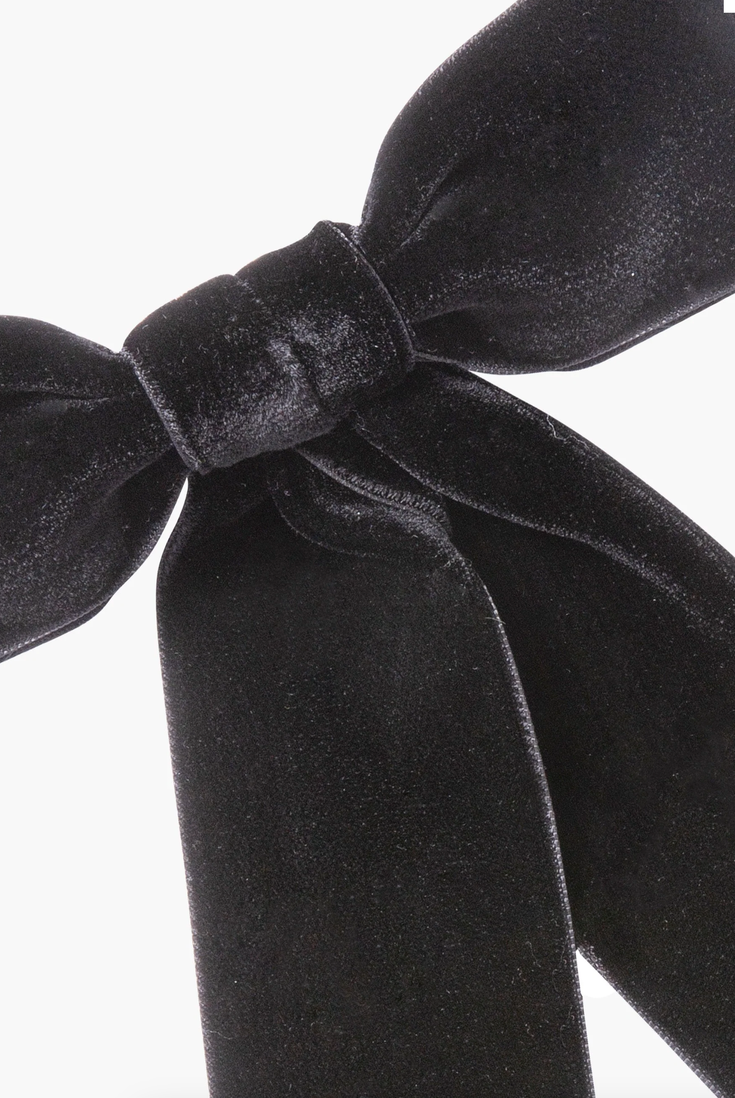 Wide Velvet Bow Barrette-Accessories-Jennifer Behr-Black-OS-Mercantile Portland