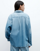 Wilson Top in Denim Shirting-Clothing-TWP-Vintage Wash-XS/S-Mercantile Portland