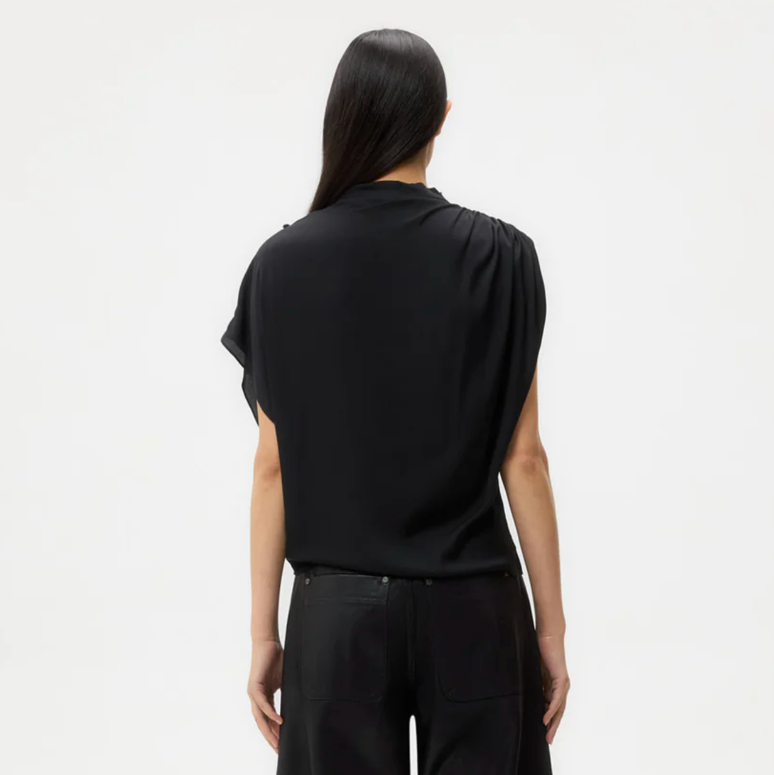 Wish You Would Top-Tops-TWP-Black-XS-Mercantile Portland