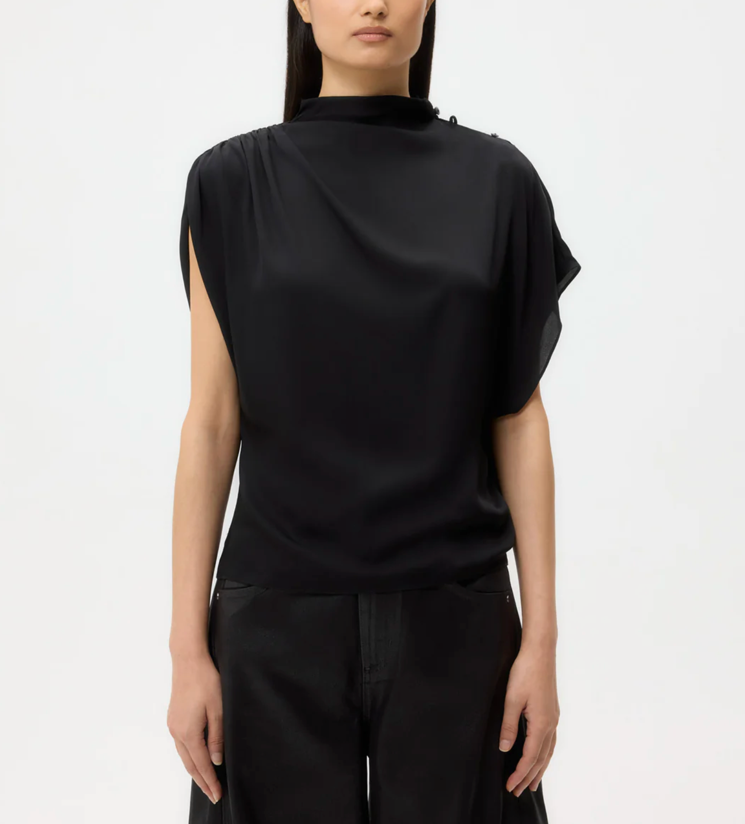 Wish You Would Top-Tops-TWP-Black-XS-Mercantile Portland