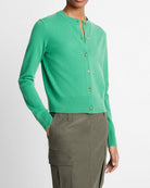 Wool-Blend Shank-Button Cardigan-Sweaters-Vince-Off White-XXS-Mercantile Portland