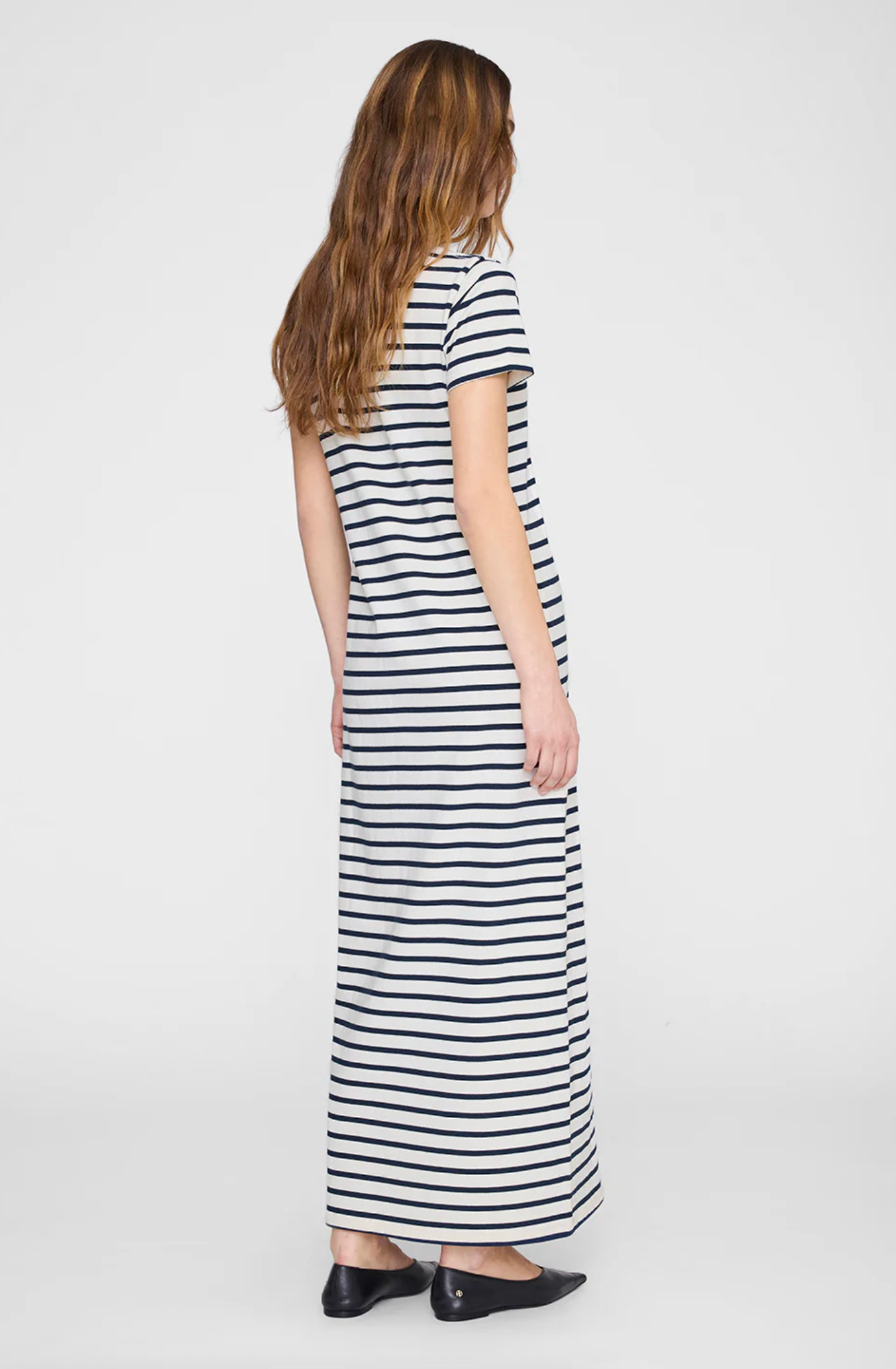 Wynne Dress in Navy Stripe-Dresses-Anine Bing-Navy Stripe-XS-Mercantile Portland