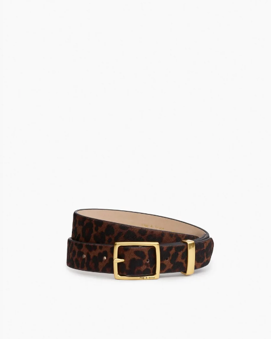 X Boyfriend Belt-Accessories-Rag & Bone-Leopard Hair Calf-S-Mercantile Portland