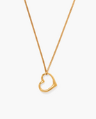 Yellow Gold Heart Drop Necklace-Jewelry-Chan Luu-Yellow Gold-OS-Mercantile Portland