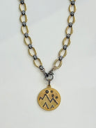 Yellow Gold Mountain Pendant-Jewelry-Paula Rosen-Mercantile Portland