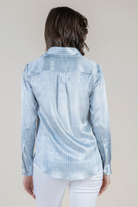 Yuppy Blouse in Denim Stripe-Shirts-Amina Rubinacci-Denim-38-Mercantile Portland