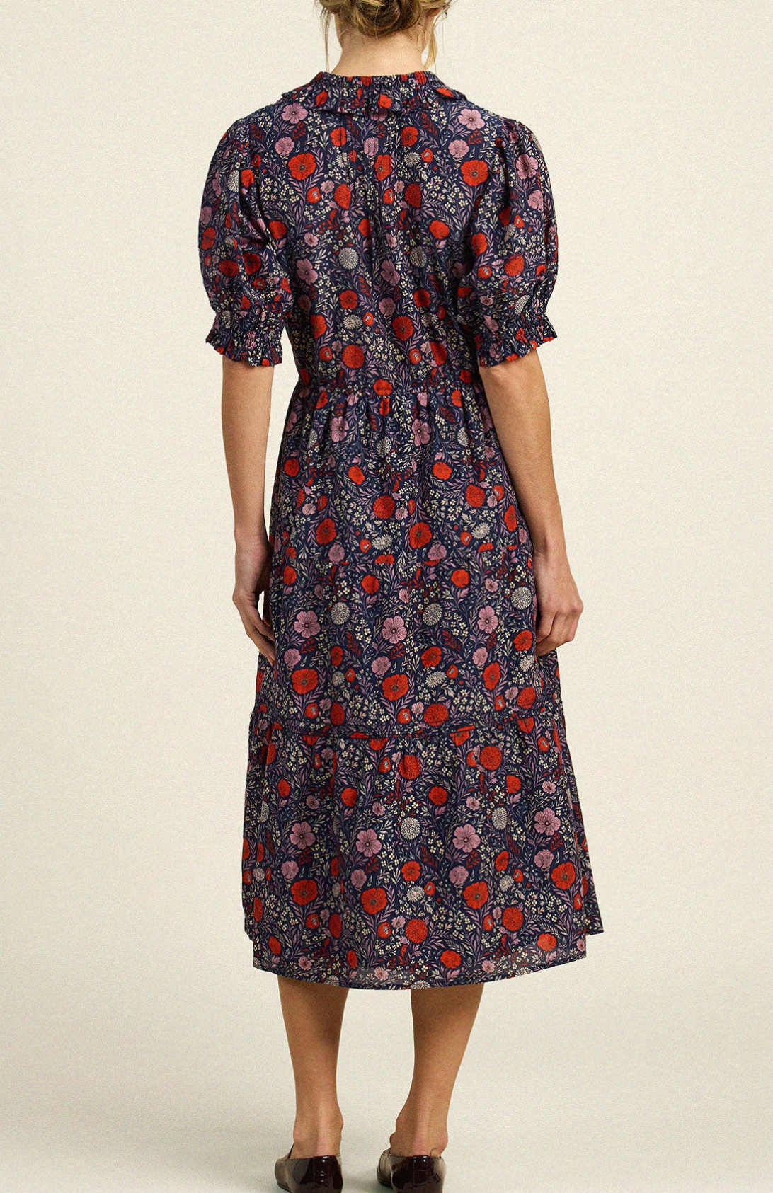 Yvette Dress in Atelier Garden-Dresses-TROVATA-Altelier Garden-XS-Mercantile Portland