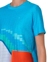 Pool Print Cotton Tee-Akris Punto-Mercantile Portland