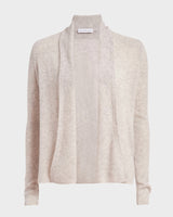 Essential Cashmere Mini Trapeze Cardigan-White + Warren-Mercantile Portland