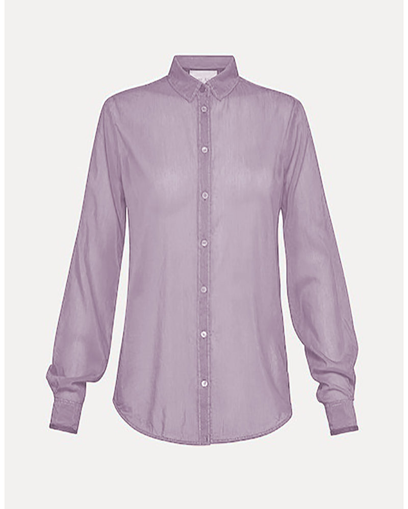 Cotton Silk Voile Shirt-Forte Forte-Mercantile Portland