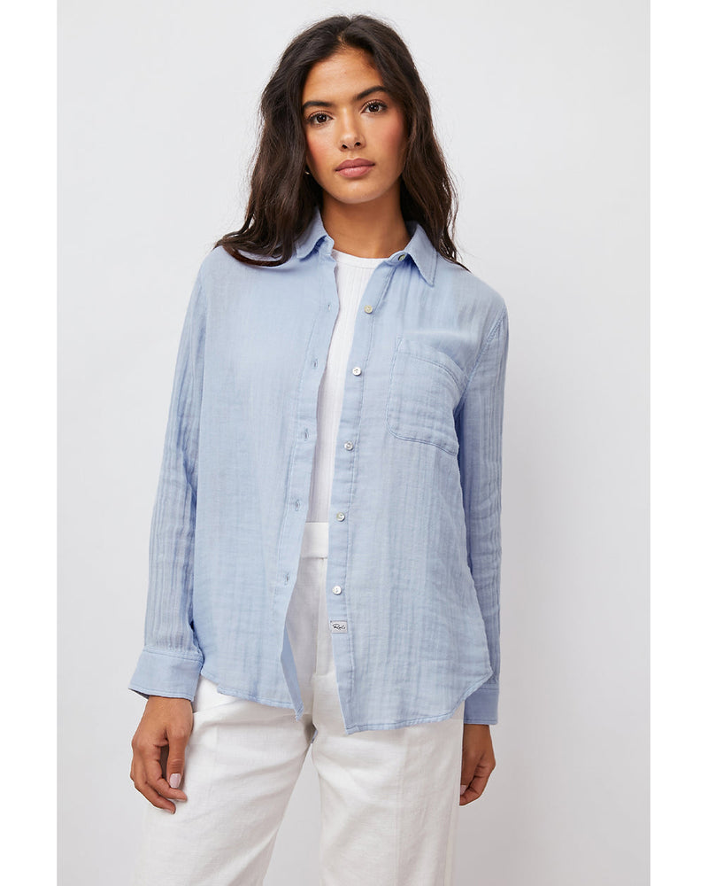 Ellis Shirt in Bluebell-Rails-Mercantile Portland