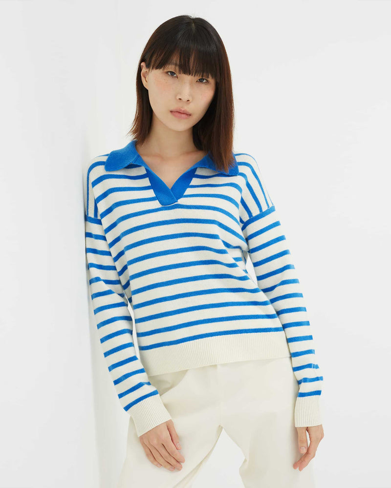 Blue Sailor Wool-Cashmere Sweater-Chinti & Parker-Mercantile Portland