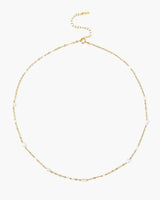 Free-Form White Pearl Mix Short Necklaces-Chan Luu-Mercantile Portland