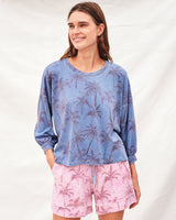 Palm Drop Sleeve Sweatshirt-Sundry-Mercantile Portland