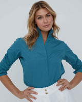 Signature Shirt: Peacock-Sarah Alexandra-Mercantile Portland
