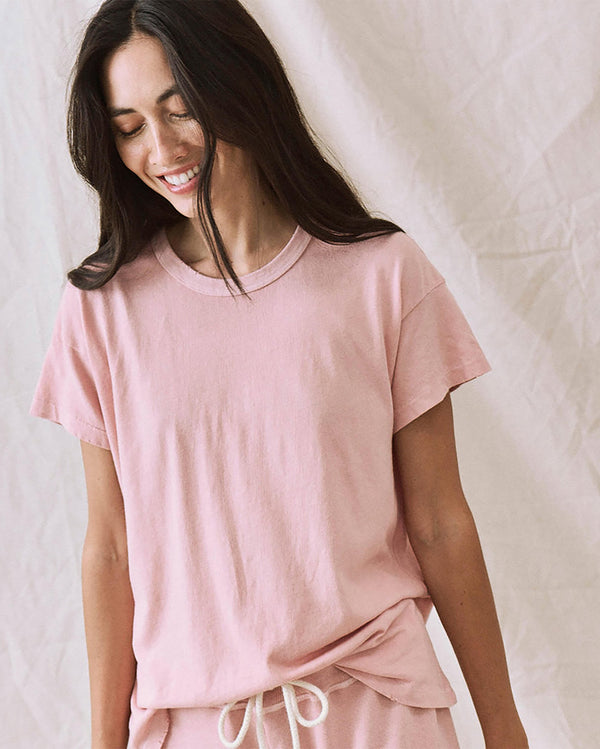 The Boxy Crew in Pale Blush-The GREAT.-Mercantile Portland