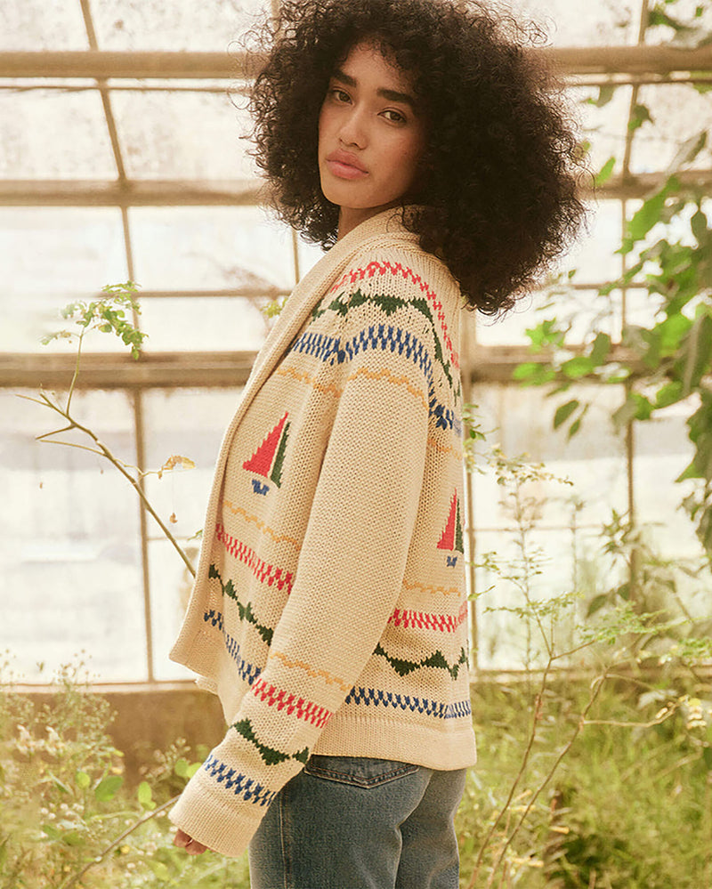 The Sailboat Lodge Cardigan.-The GREAT.-Mercantile Portland
