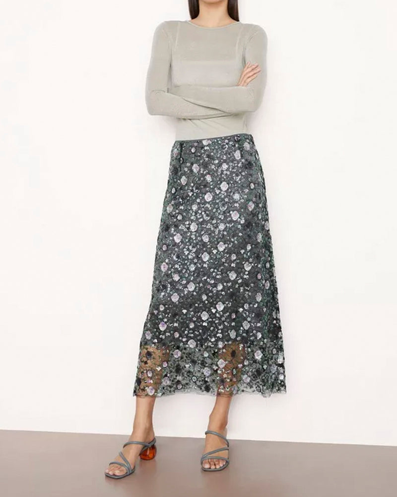 Berry Sequin Slip Skirt-Vince-Mercantile Portland