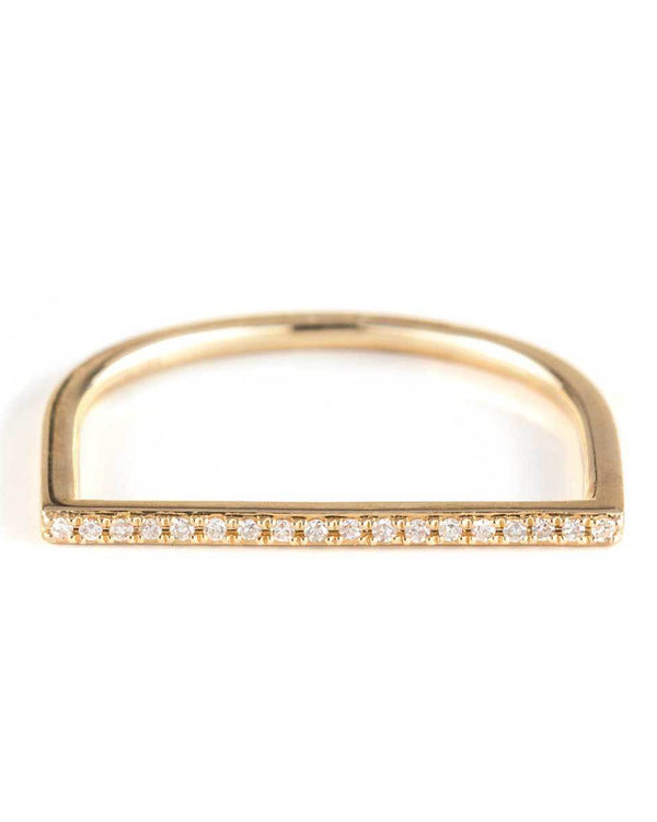 Diamond Bar Stack Ring-Zofia Day-Mercantile Portland
