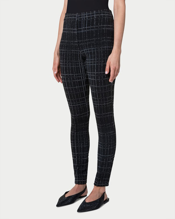 Mara Silver Check Pants-Akris Punto-Mercantile Portland