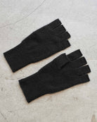 Cashmere Fingerless Glove-Gloves-White & Warren-Black-OS-Mercantile Portland
