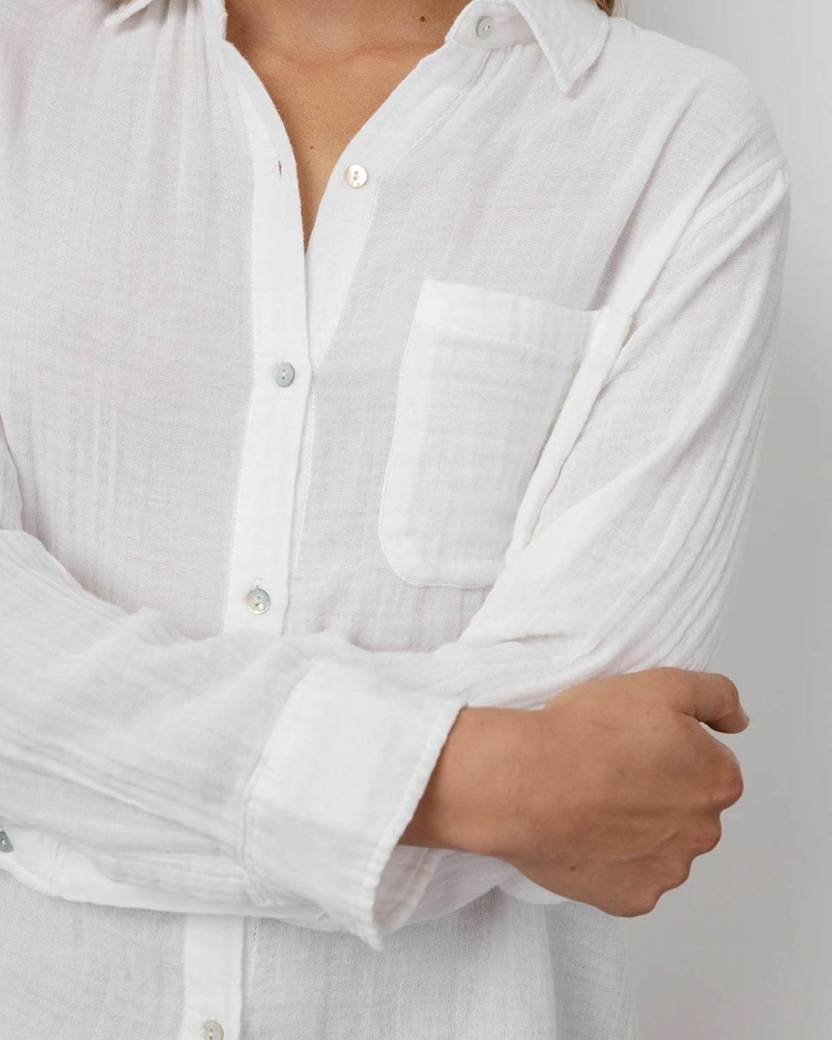 Ellis Shirt-Tops-Rails-White-XS-Mercantile Portland