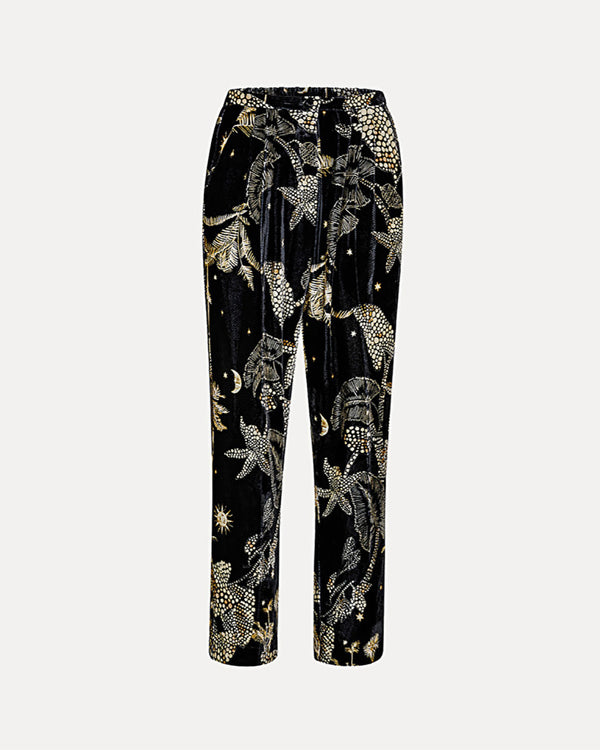 “Mi Alma Selvaje” Velvet Trousers-Forte Forte-Mercantile Portland