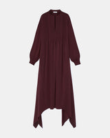 Satin Pintucked Handkerchief Dress-Lafayette 148-Mercantile Portland