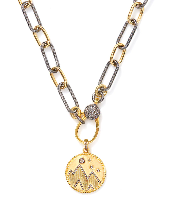 Mixed Metal Paula Chain Necklace-Paula Rosen-Mercantile Portland