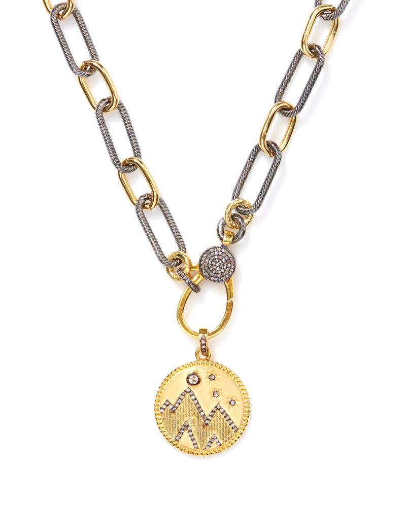 Diamond Mountain Charm Pendant-Paula Rosen-Mercantile Portland