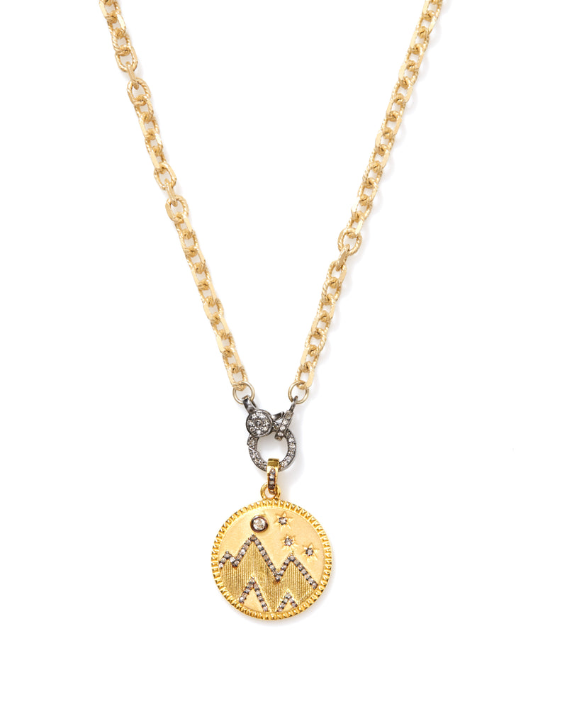 Lulu Diamond Clasp Chain Necklace-Paula Rosen-Mercantile Portland