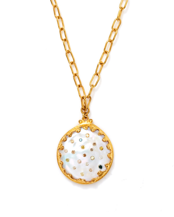 Diamond Pearl Necklace-Ara Collection-Mercantile Portland