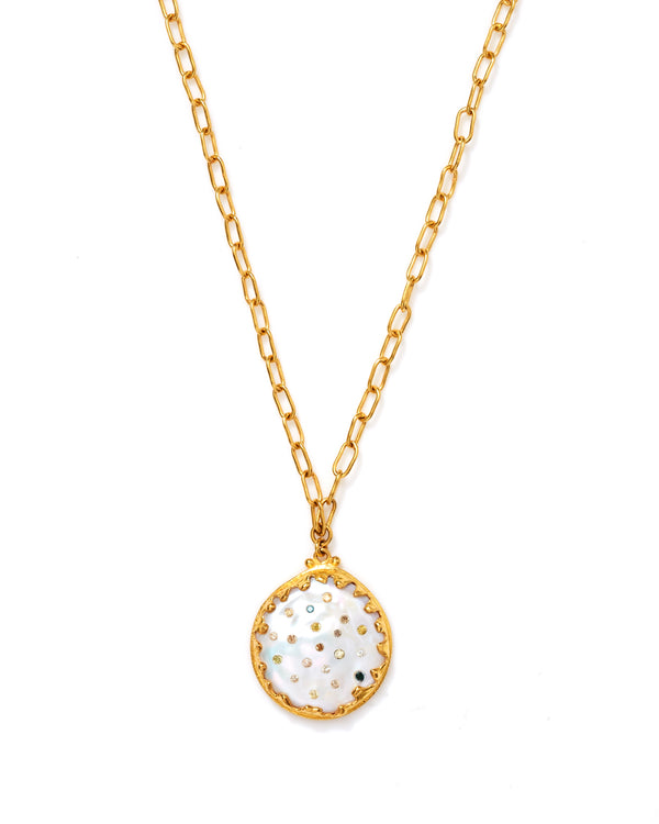 Diamond Pearl Necklace-Ara Collection-Mercantile Portland