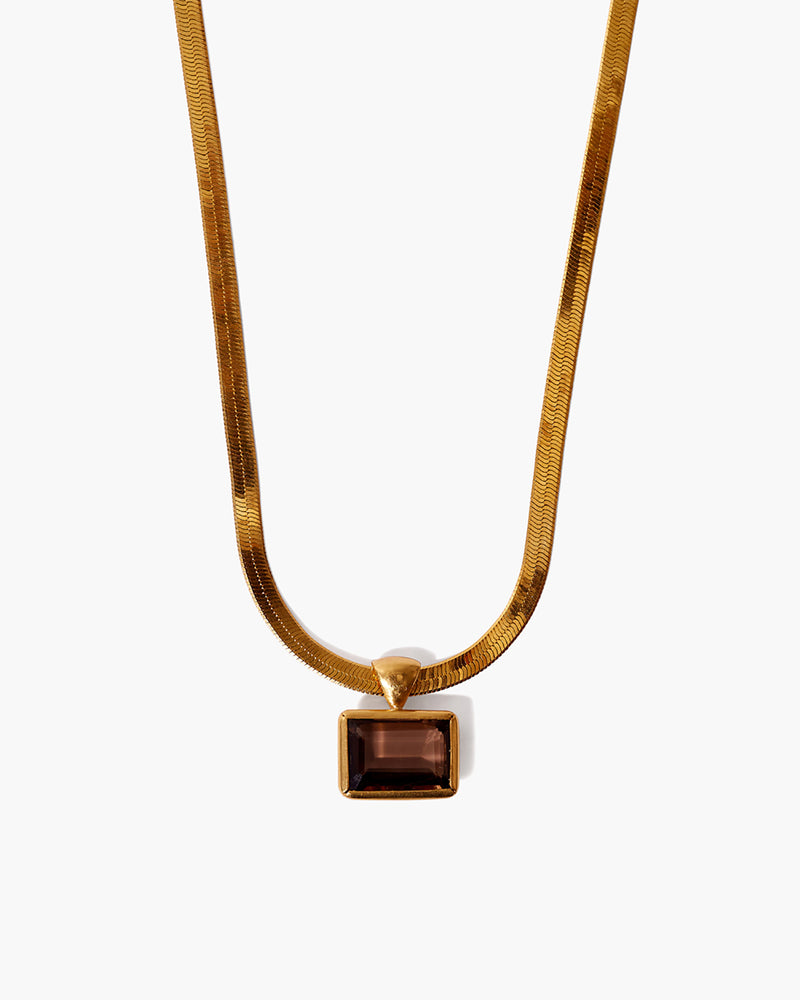 Smokey Quartz Necklace-Chan Luu-Mercantile Portland