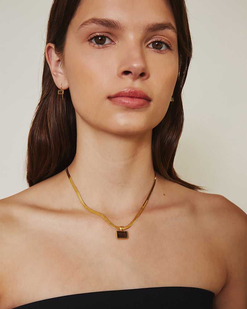 Smokey Quartz Necklace-Chan Luu-Mercantile Portland