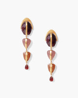 Garnet Mix Rise Earrings-Chan Luu-Mercantile Portland